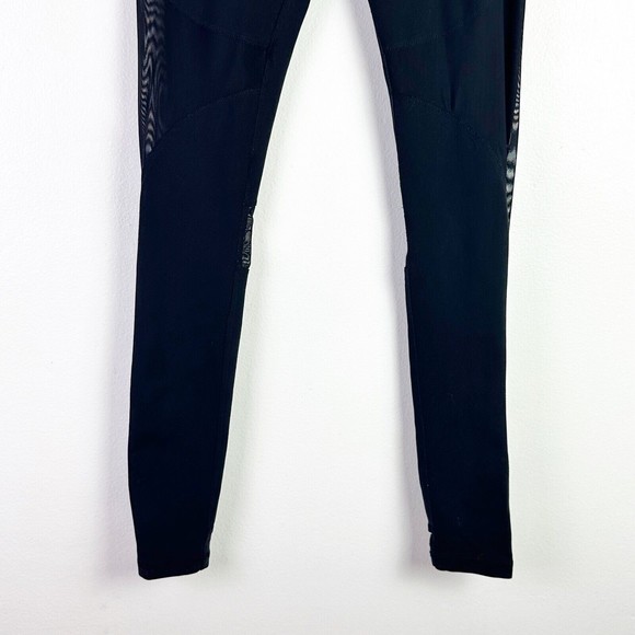 ALO YOGA MId Rise  Black Coast Legging Mesh Stirrups Size S - Picture 4 of 11